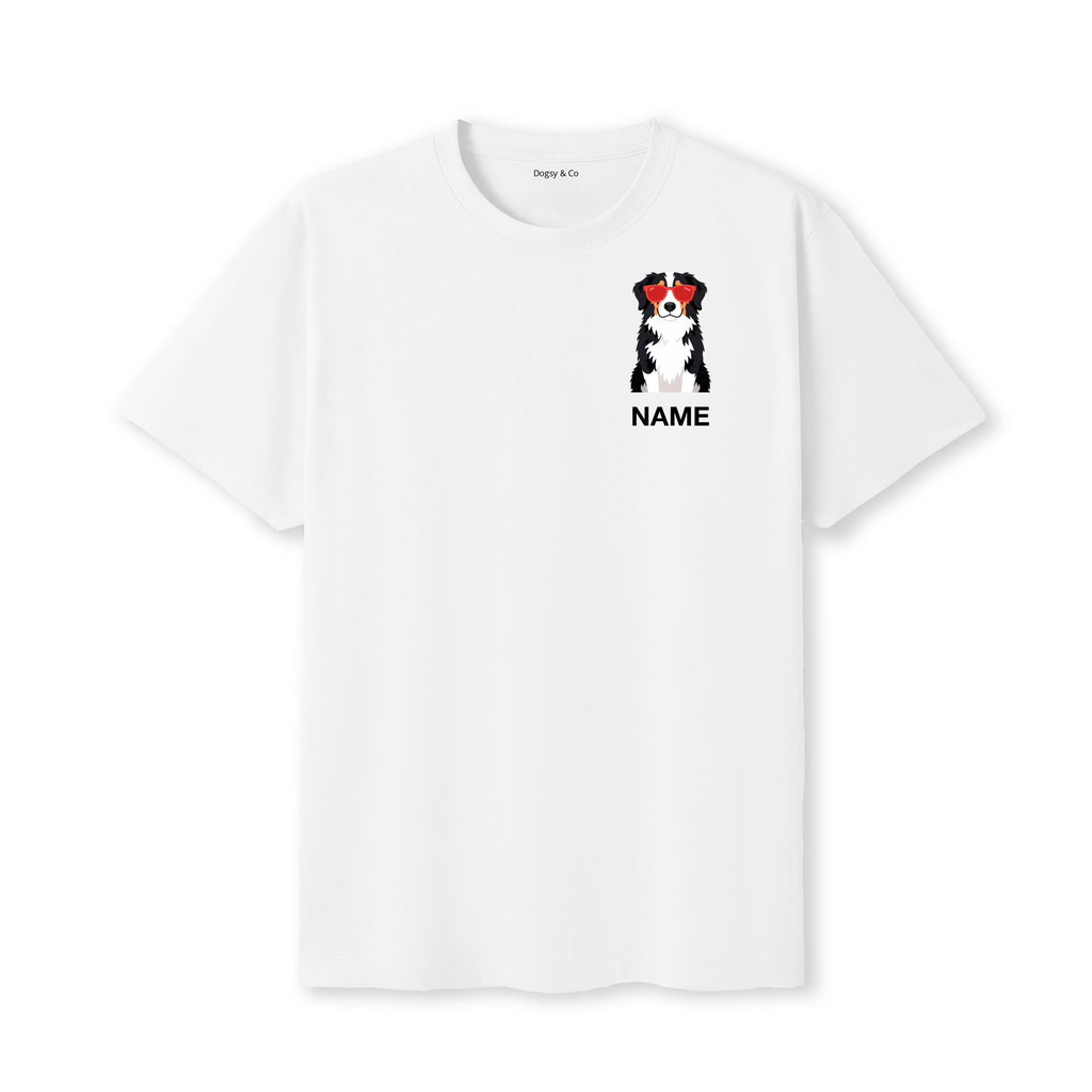 Smithfield Sheepdog Cool Dog Custom T-Shirt - White