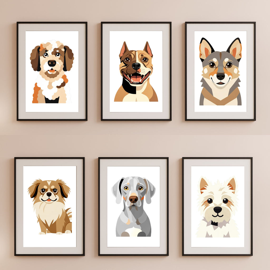 Bold Block Art Print - Framed Nursery Mockup