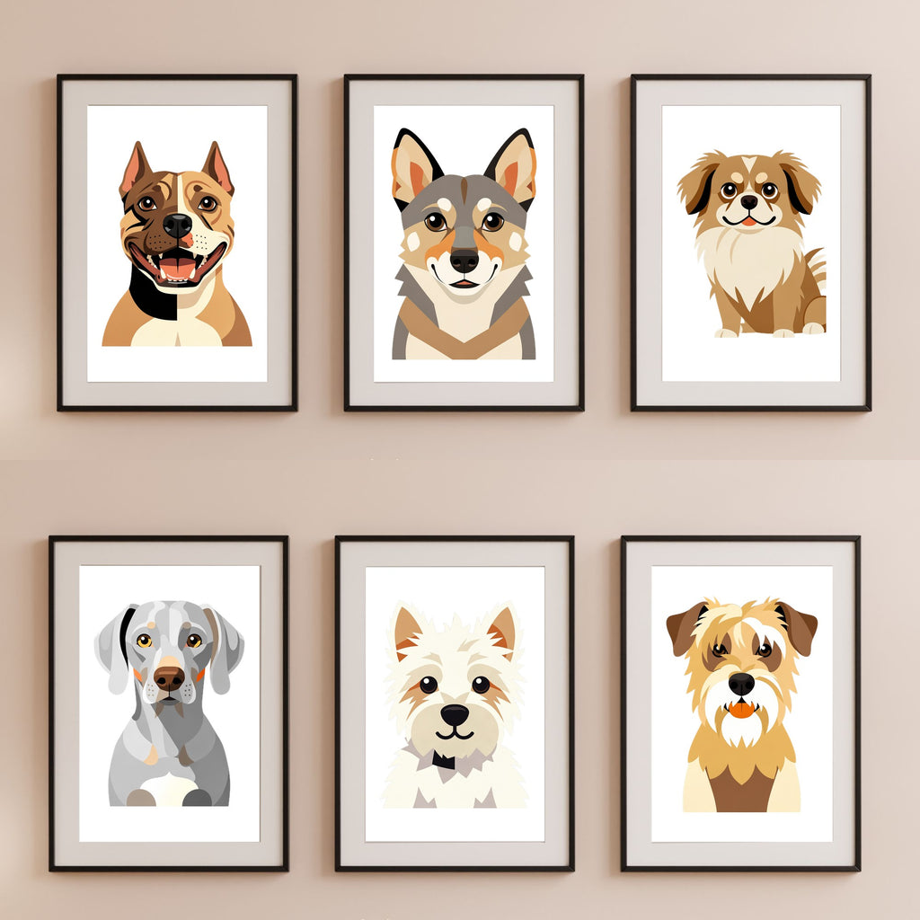 Bold Block Art Print - Framed Nursery Mockup