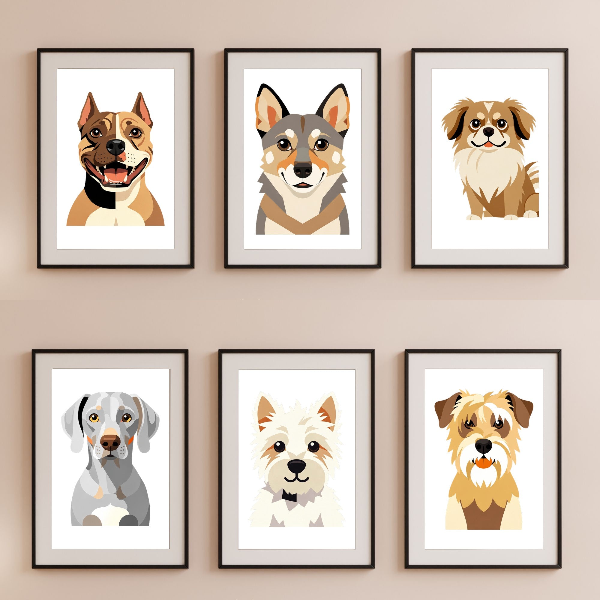 Bold Block Art Print - Framed Nursery Mockup