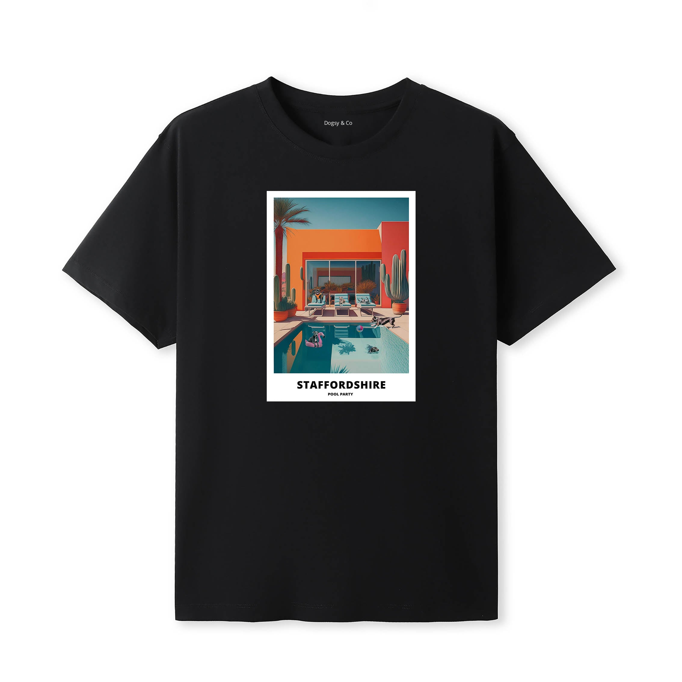 Staffordshire Bull Terrier Pool Party T-shirt