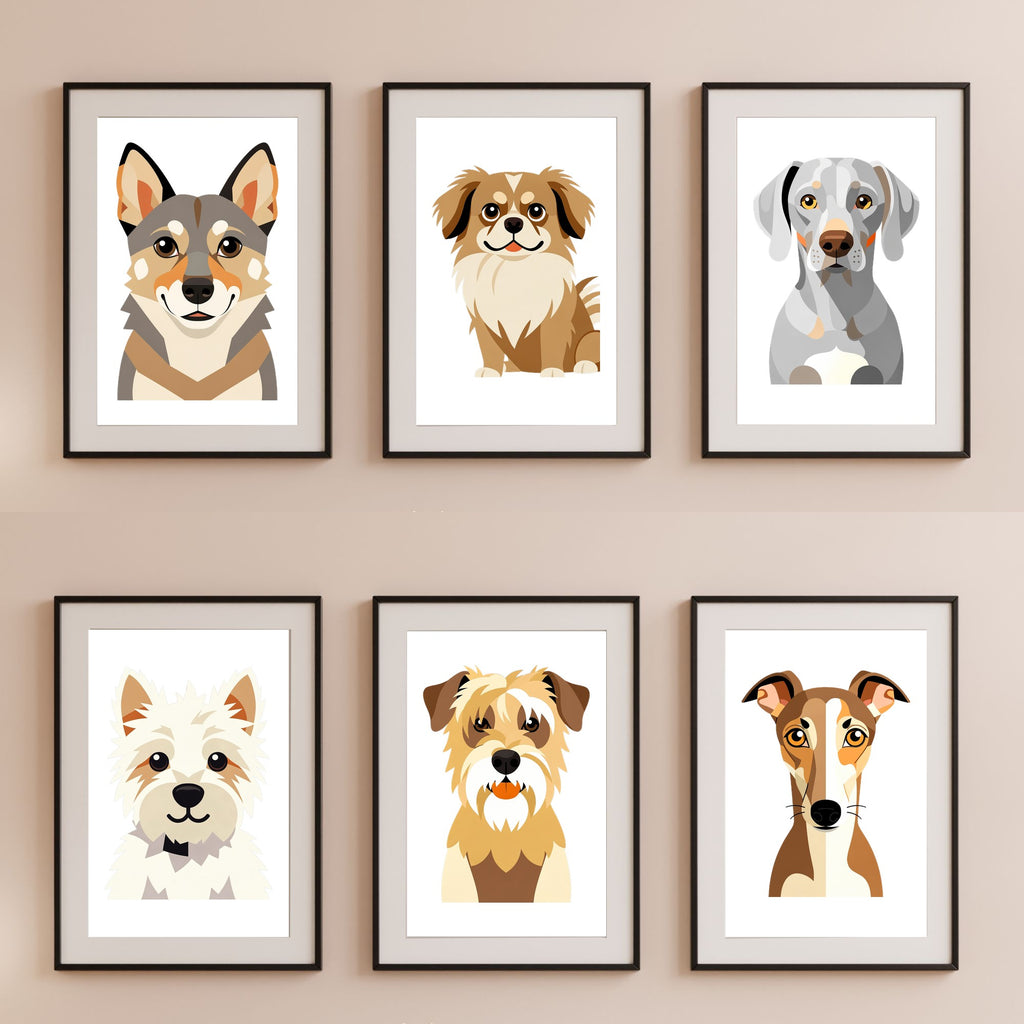 Bold Block Art Print - Framed Nursery Mockup