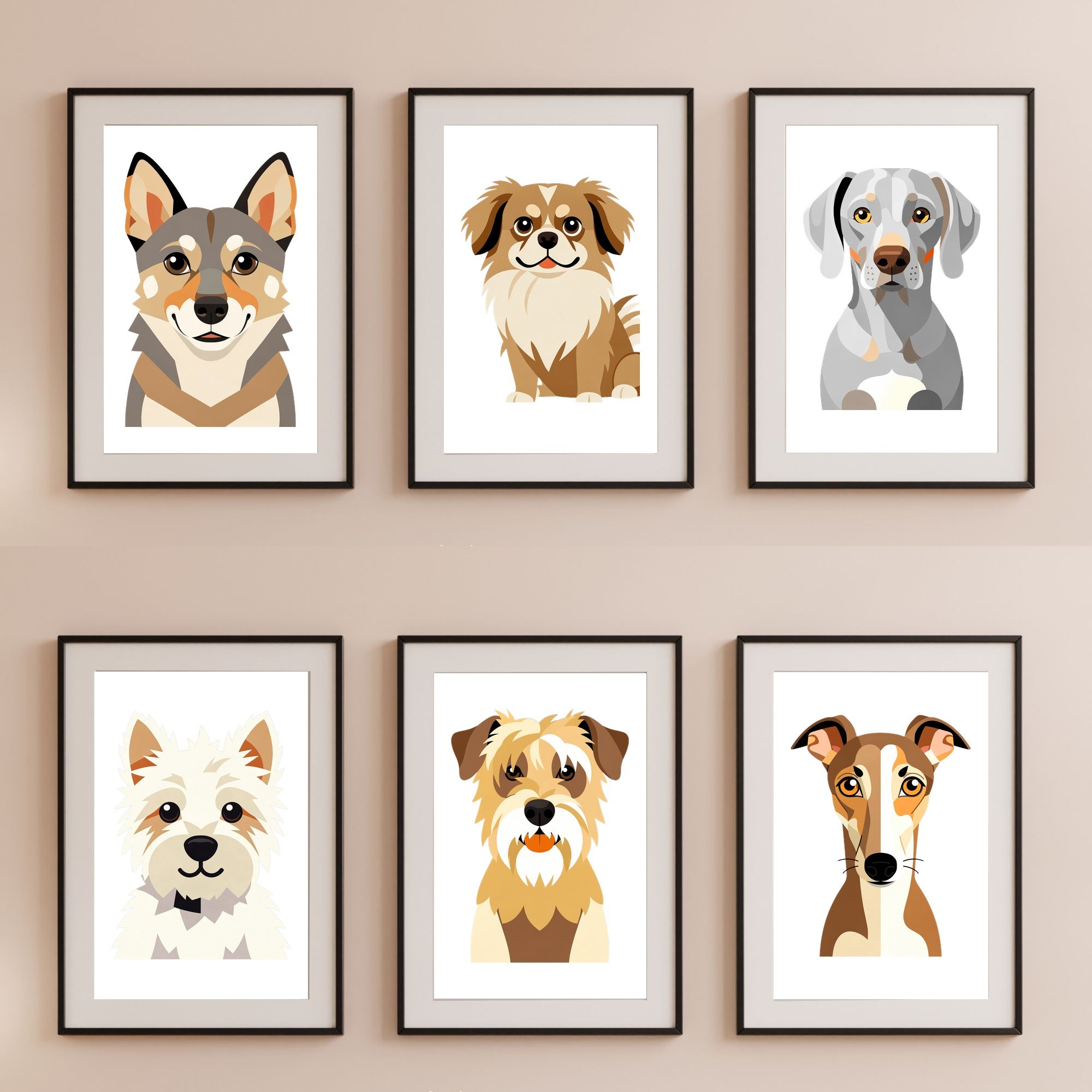 Bold Block Art Print - Framed Nursery Mockup