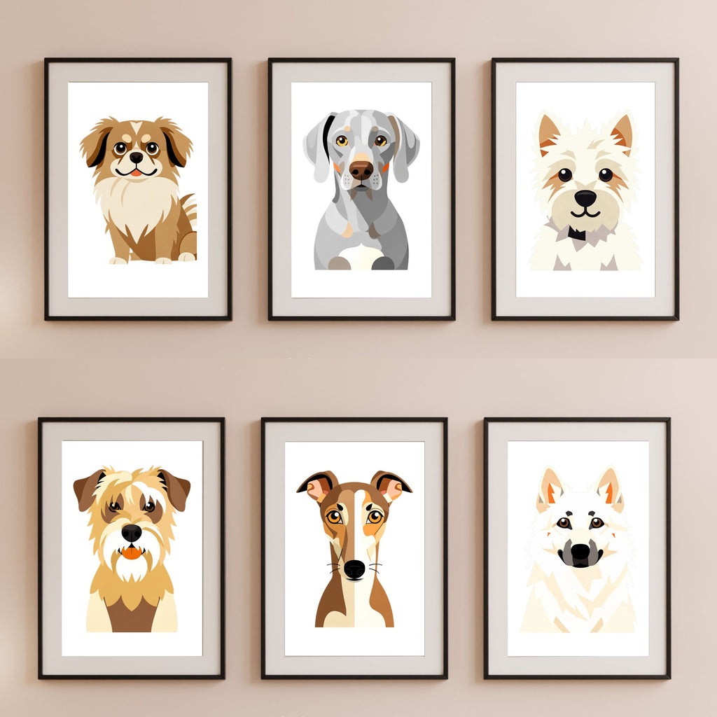 Bold Block Art Print - Framed Nursery Mockup
