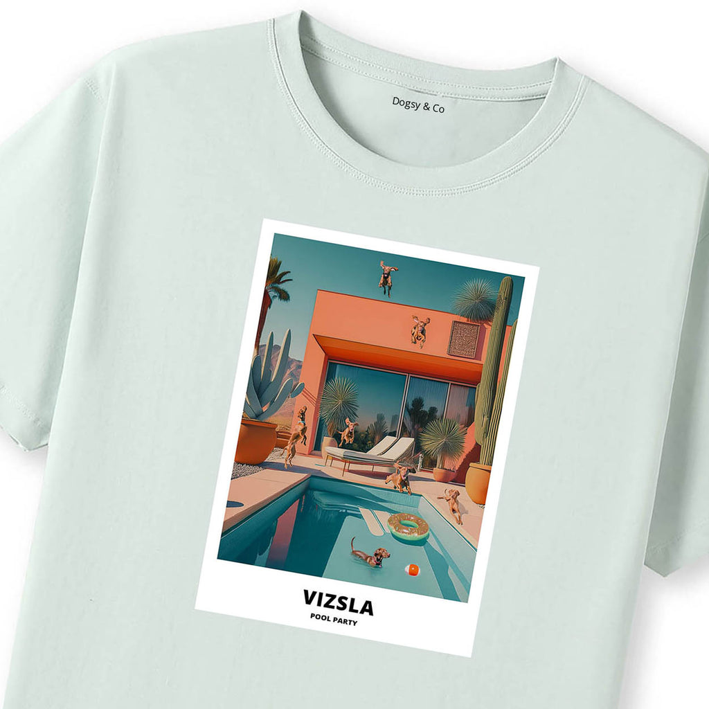 Hungarian Vizsla Pool Party T-shirt