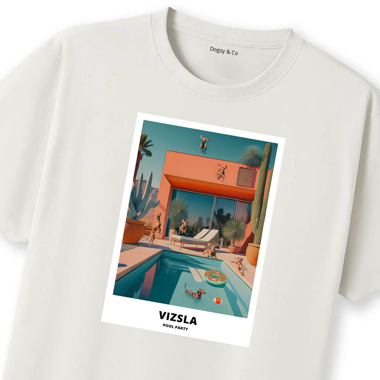 Hungarian Vizsla Pool Party T-shirt