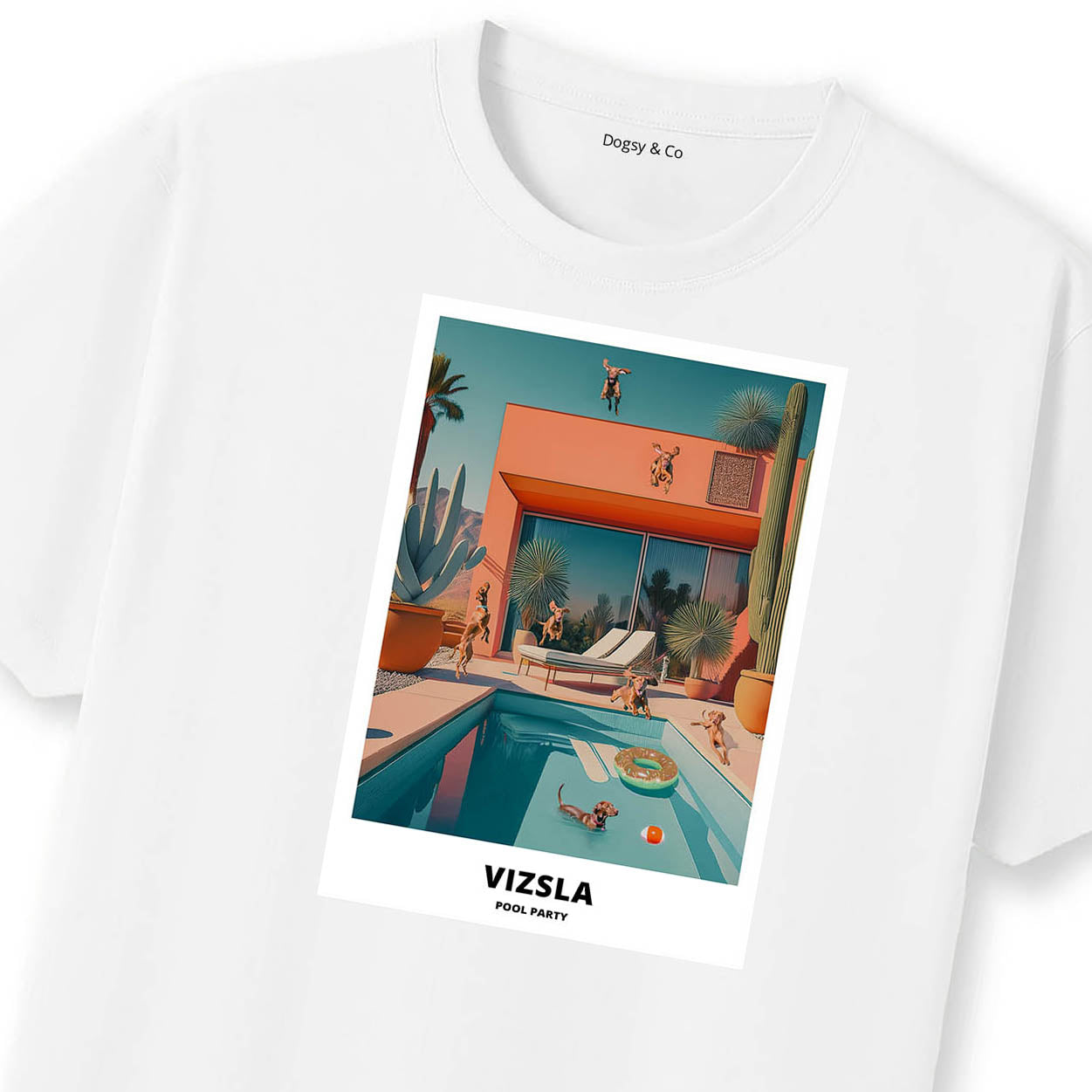 Hungarian Vizsla Pool Party T-shirt