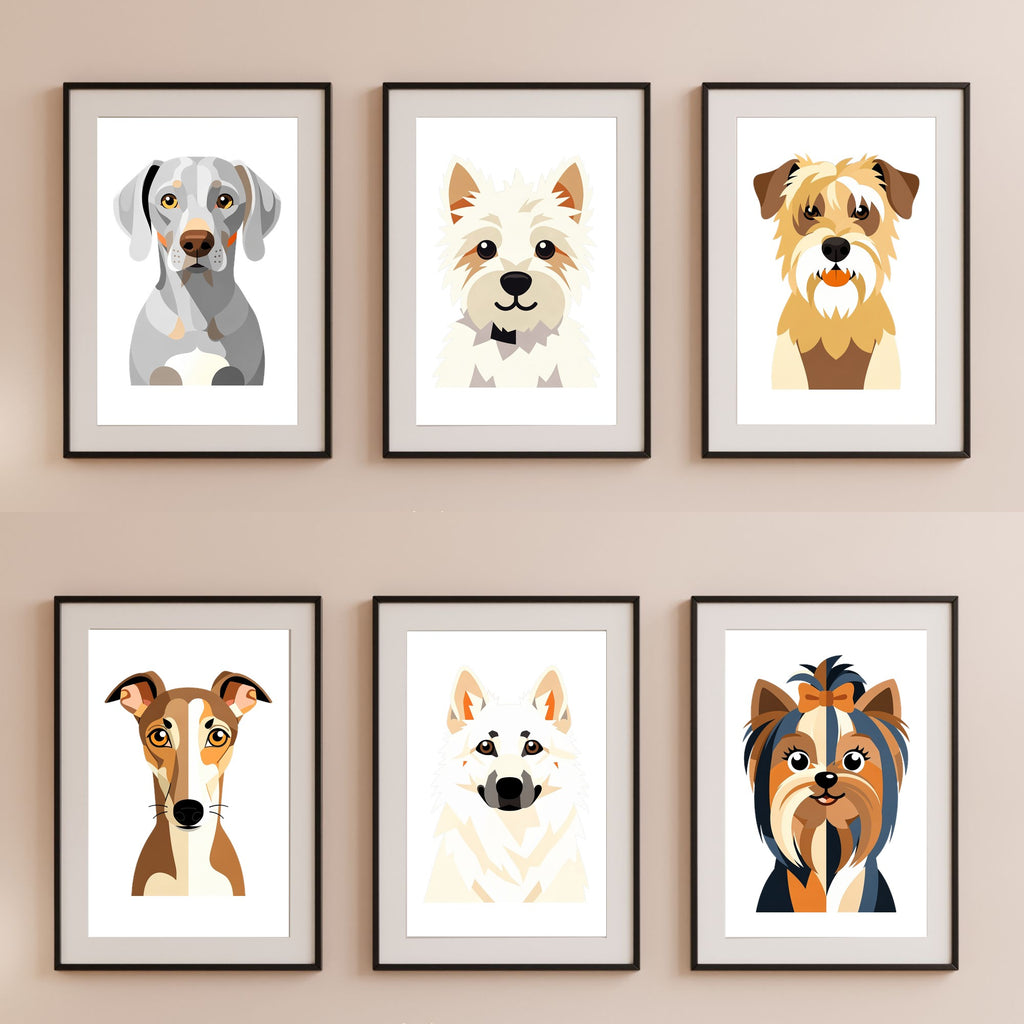 Bold Block Art Print - Framed Nursery Mockup