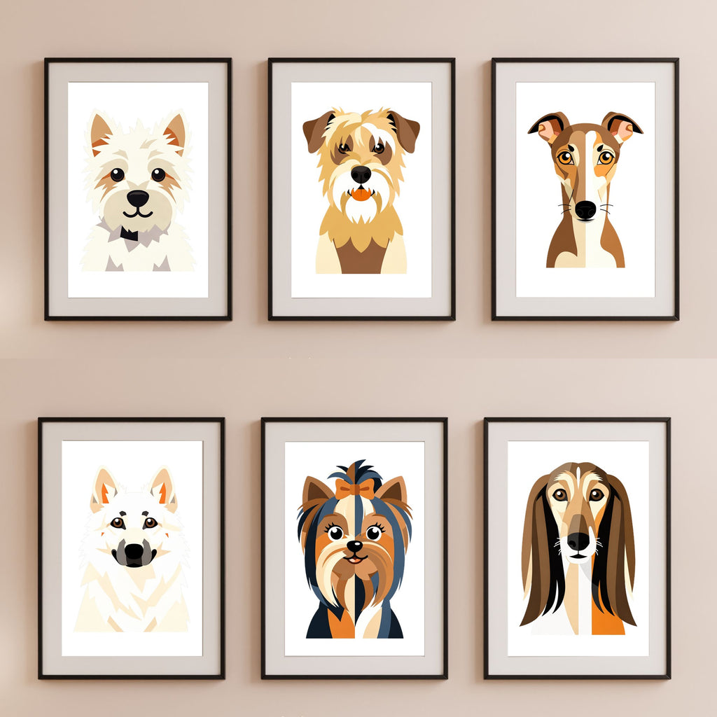 Bold Block Art Print - Framed Nursery Mockup