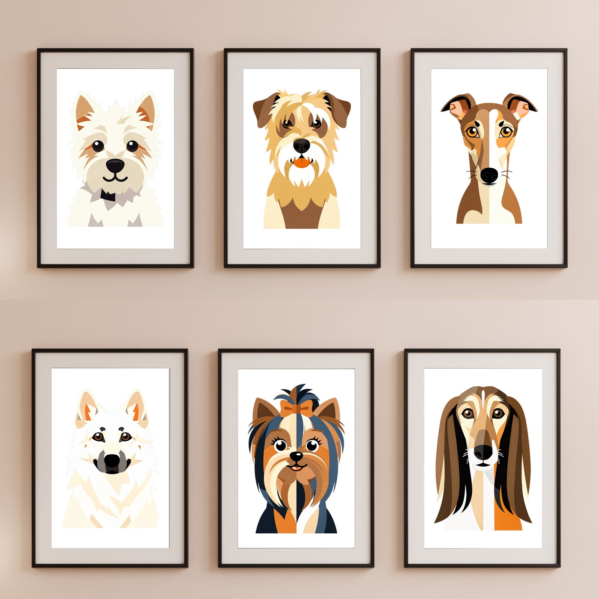 Bold Block Art Print - Framed Nursery Mockup