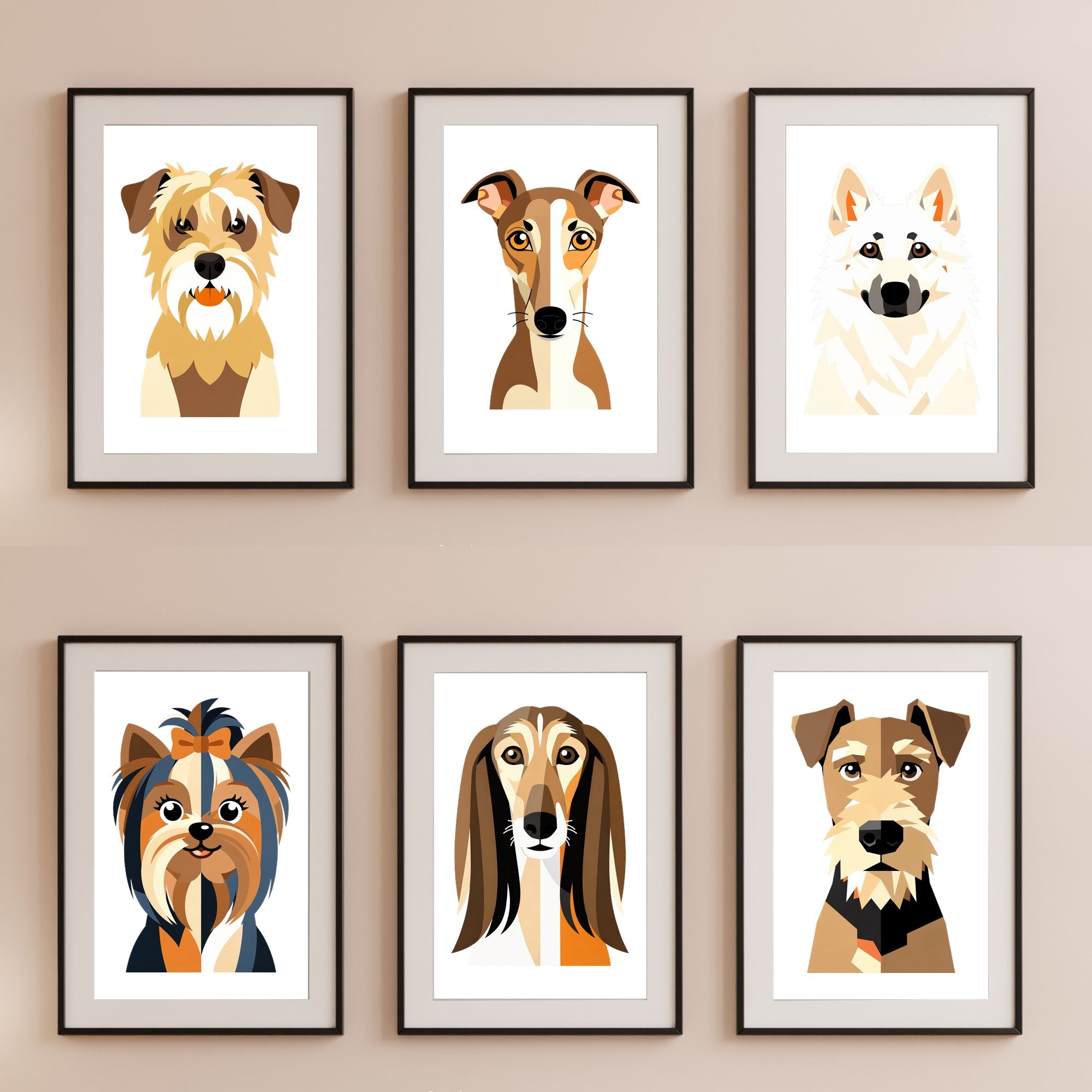 Bold Block Art Print - Framed Nursery Mockup