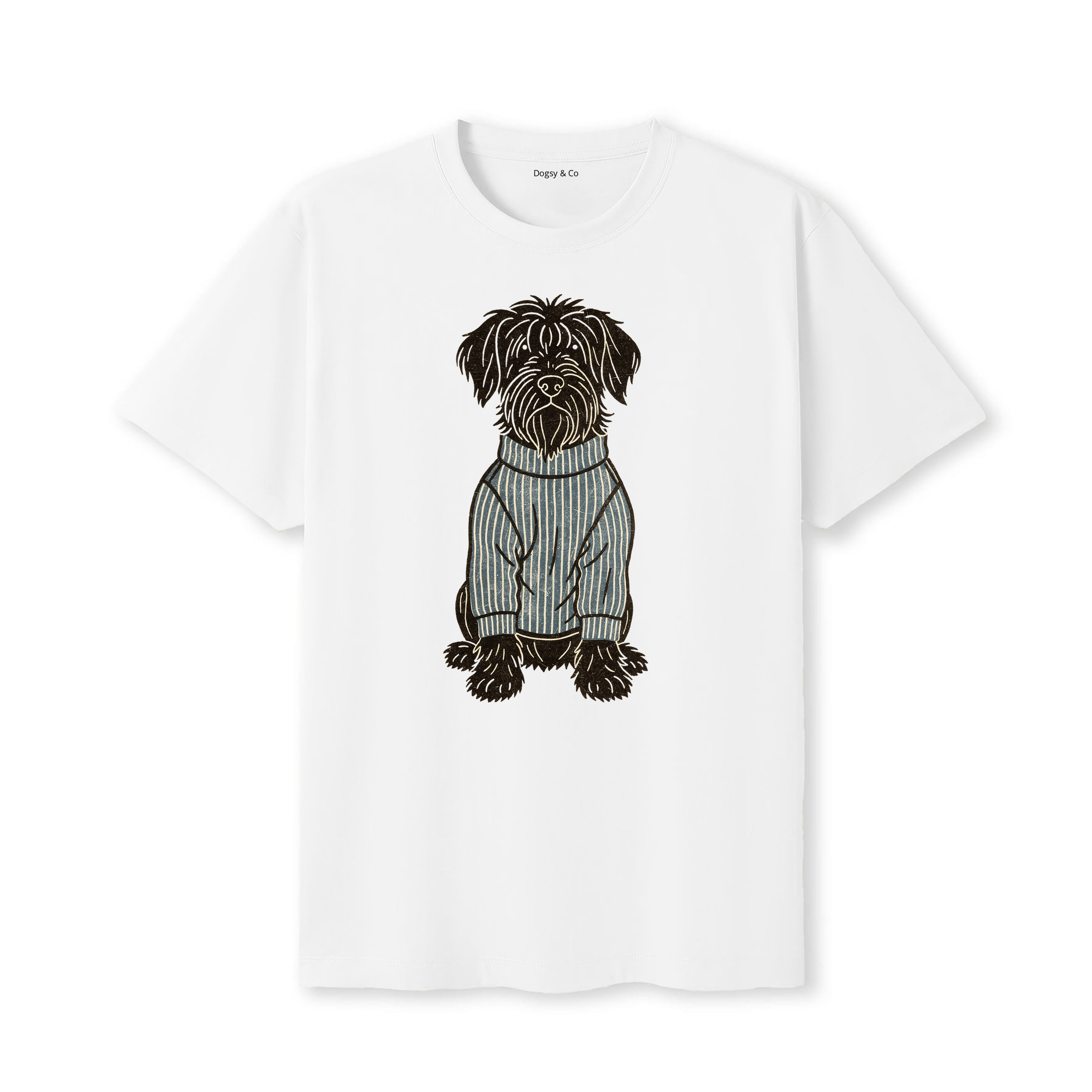 Wheaten Terrier Jumper Dog T-Shirt - White