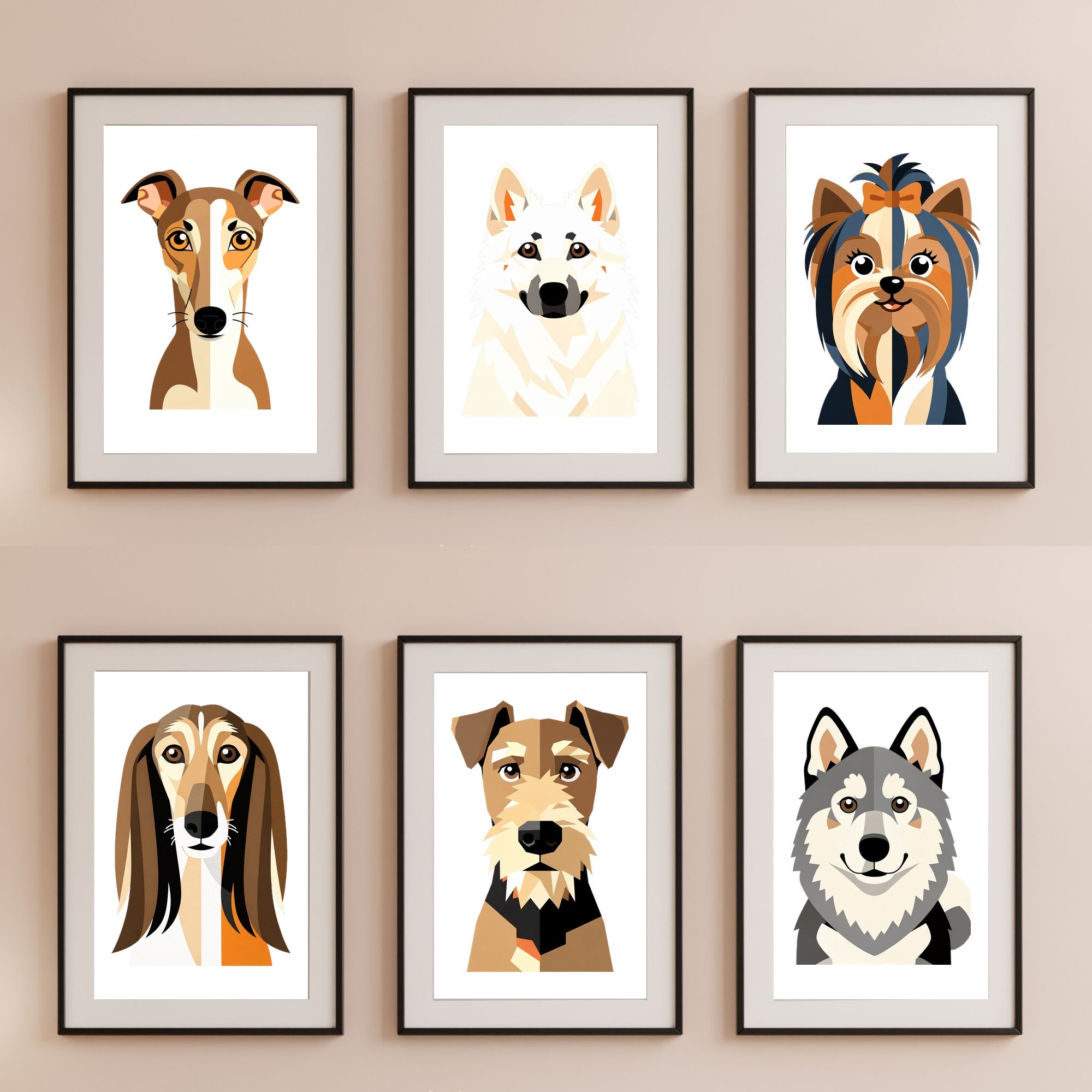 Bold Block Art Print - Framed Nursery Mockup