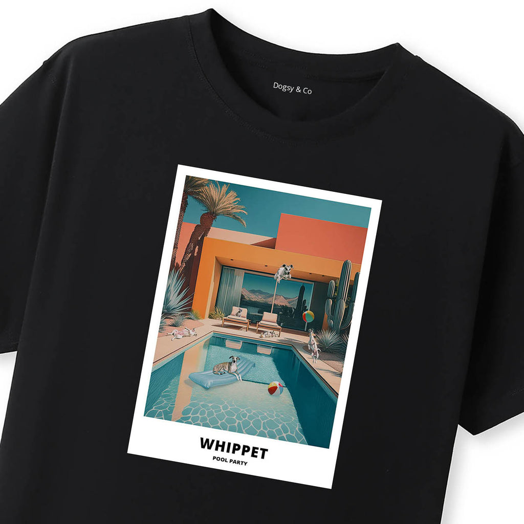 Whippet Pool Party T-shirt