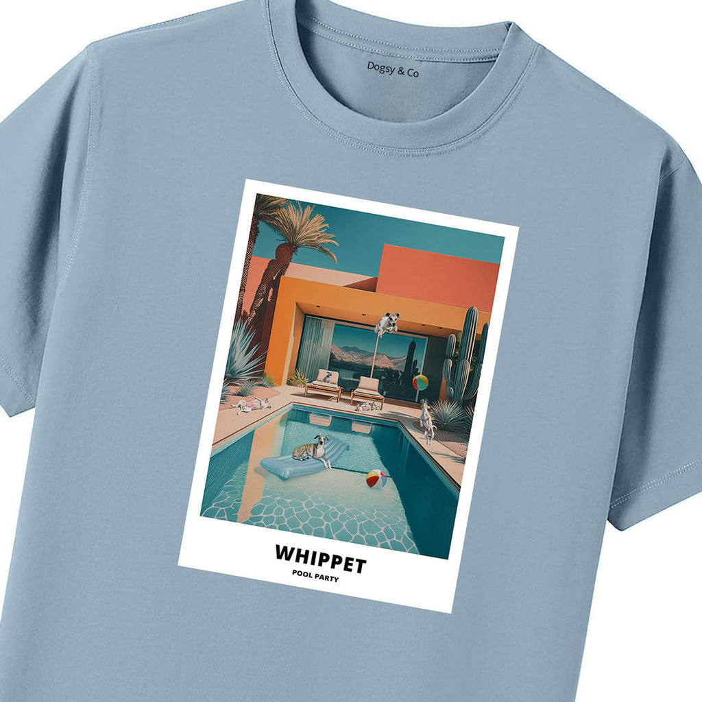 Whippet Pool Party T-shirt