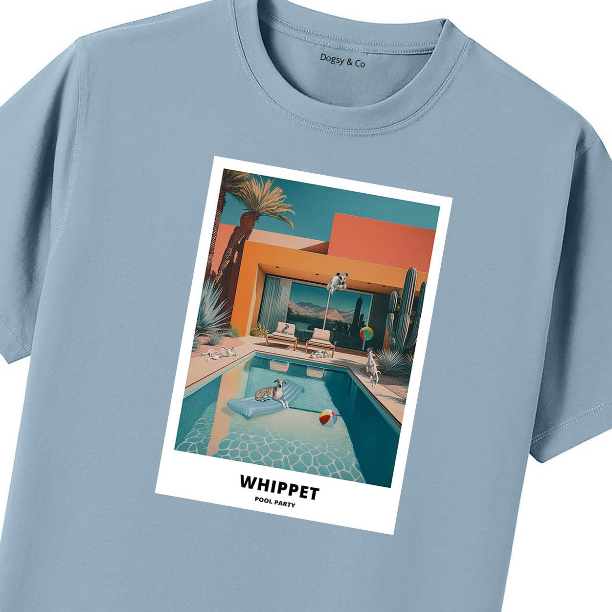 Whippet Pool Party T-shirt