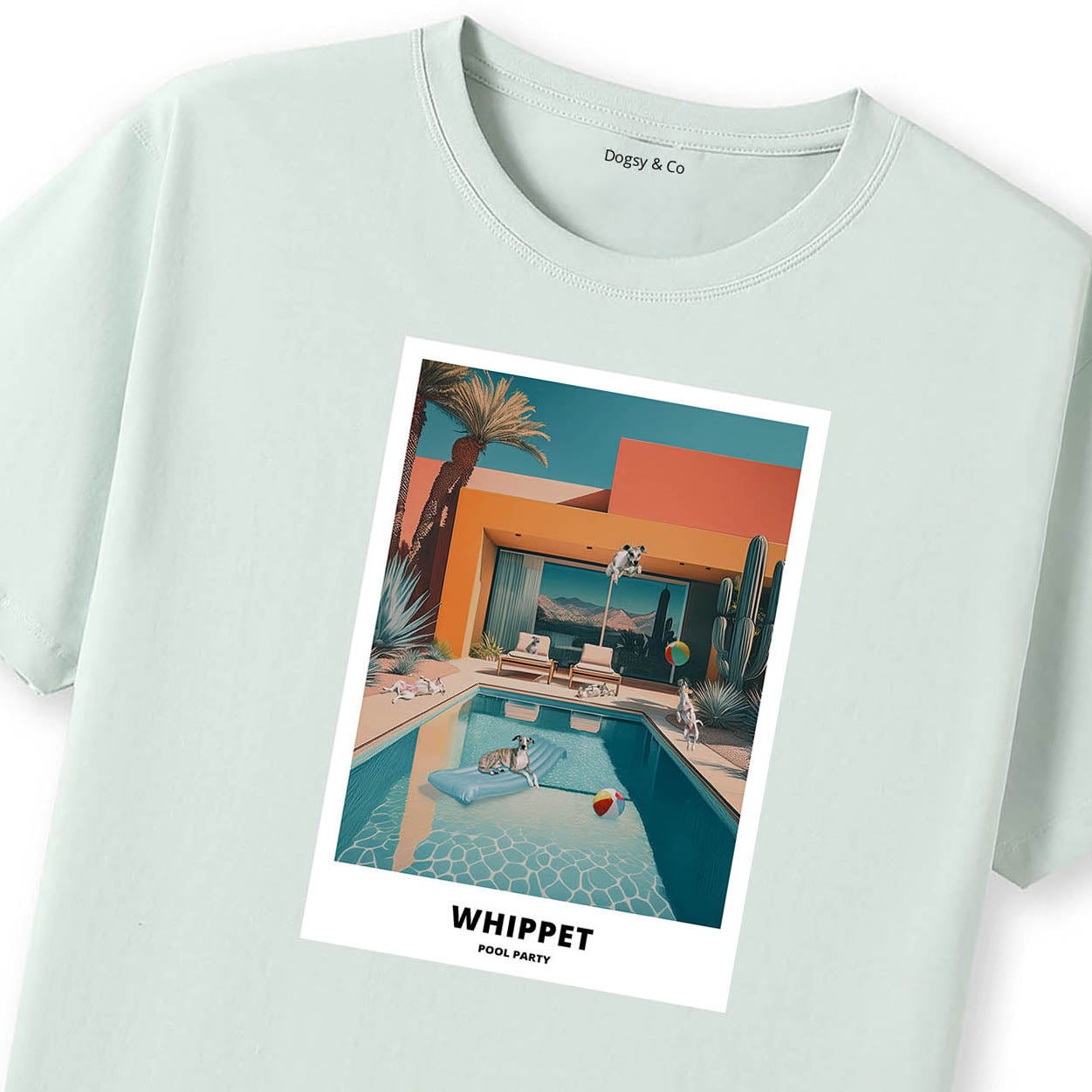 Whippet Pool Party T-shirt