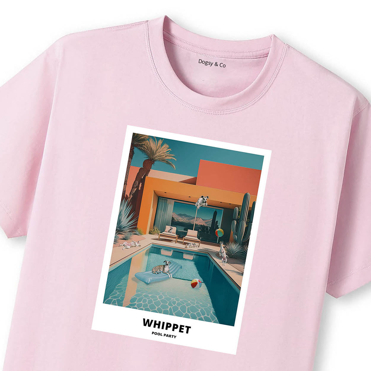 Whippet Pool Party T-shirt