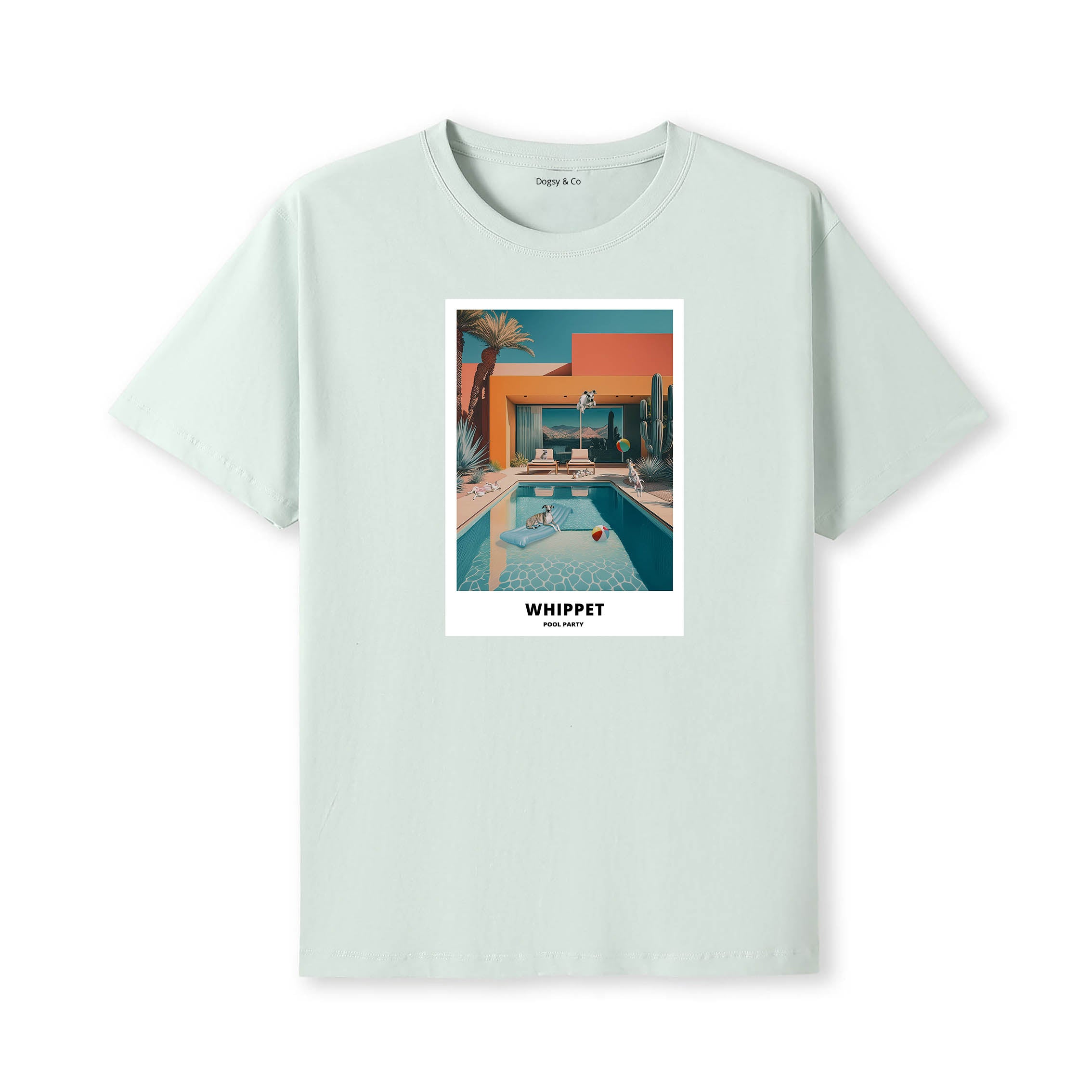 Whippet Pool Party T-shirt