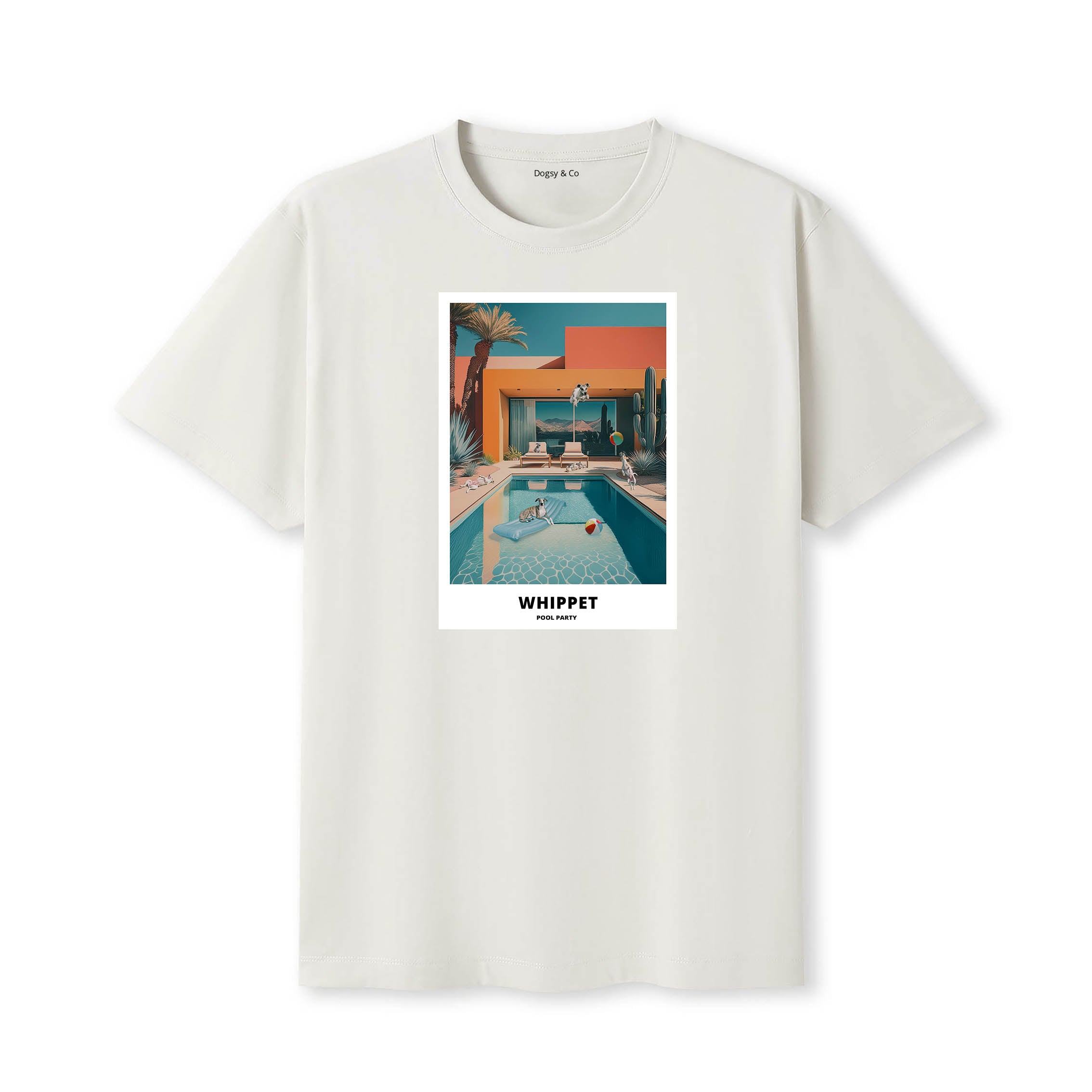 Whippet Pool Party T-shirt