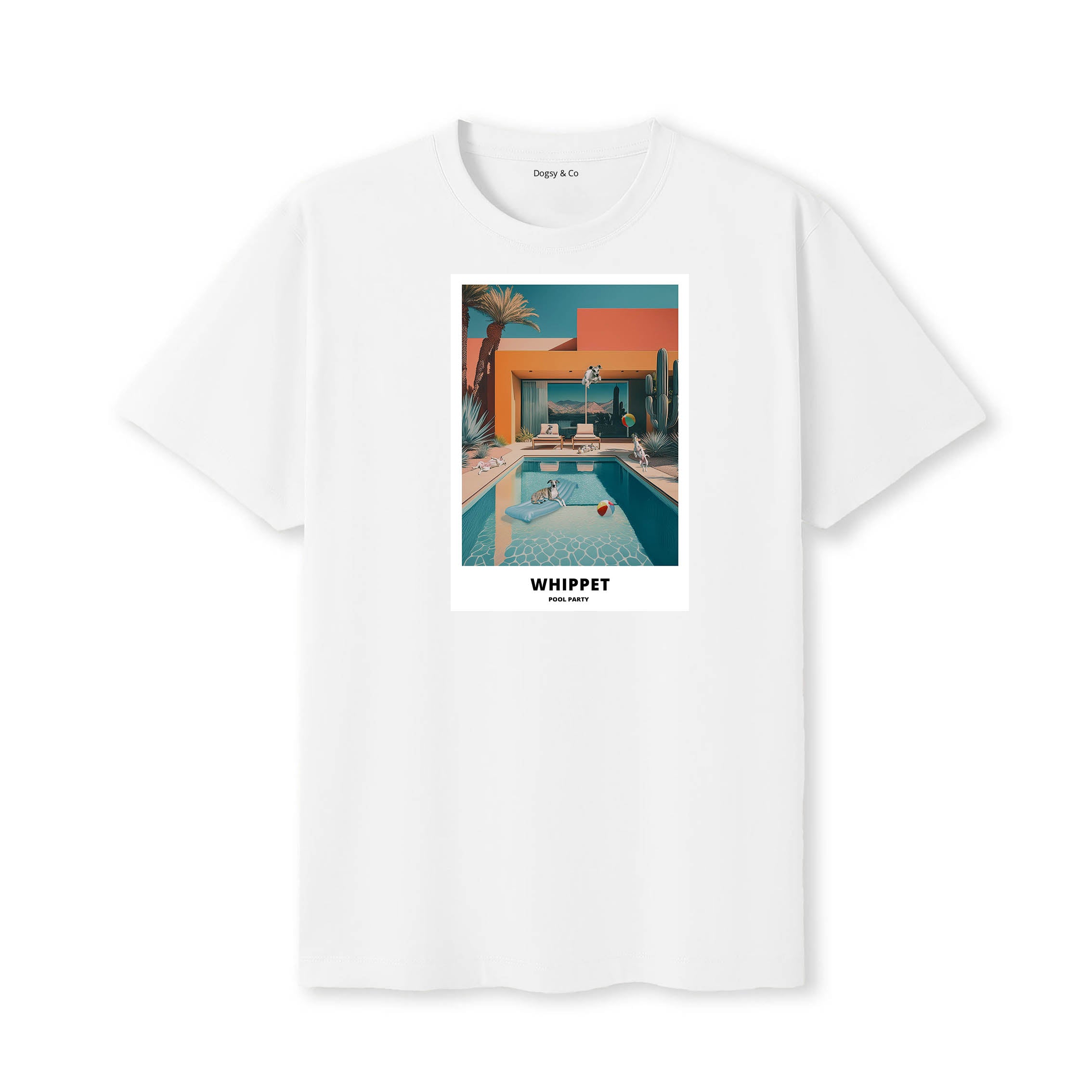 Whippet Pool Party T-shirt