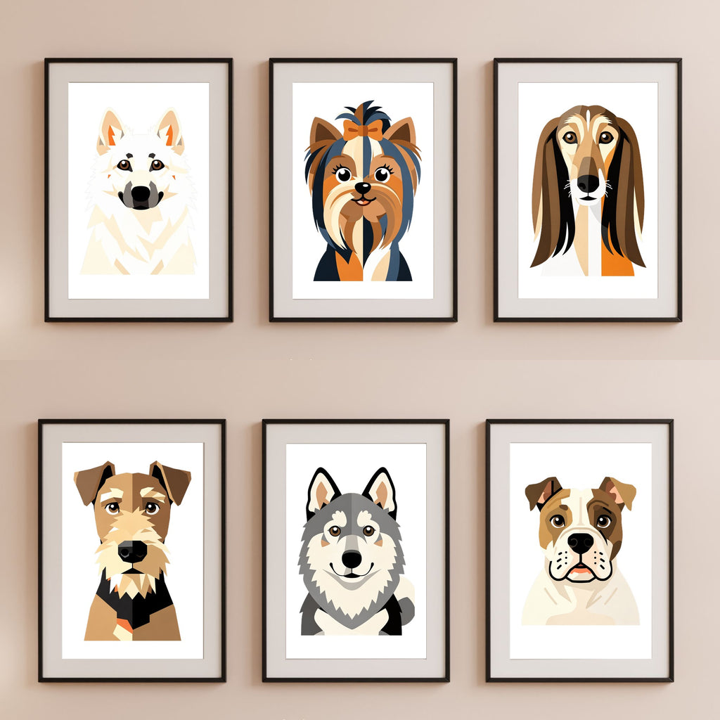 Bold Block Art Print - Framed Nursery Mockup