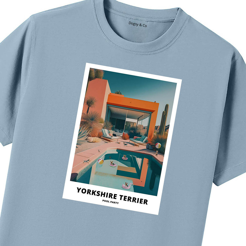 Yorkshire Terrier Pool Party T-shirt