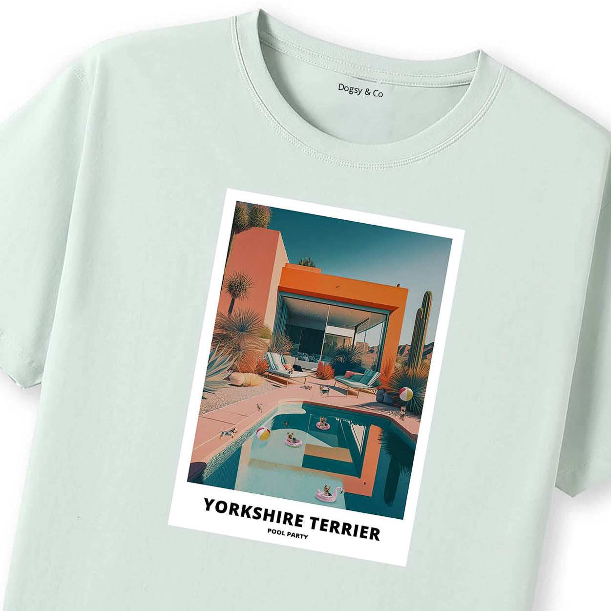 Yorkshire Terrier Pool Party T-shirt