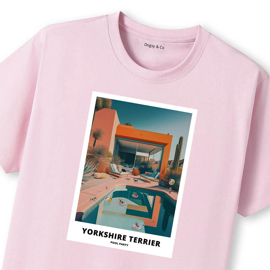 Yorkshire Terrier Pool Party T-shirt