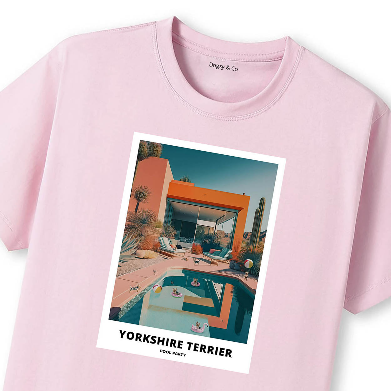 Yorkshire Terrier Pool Party T-shirt