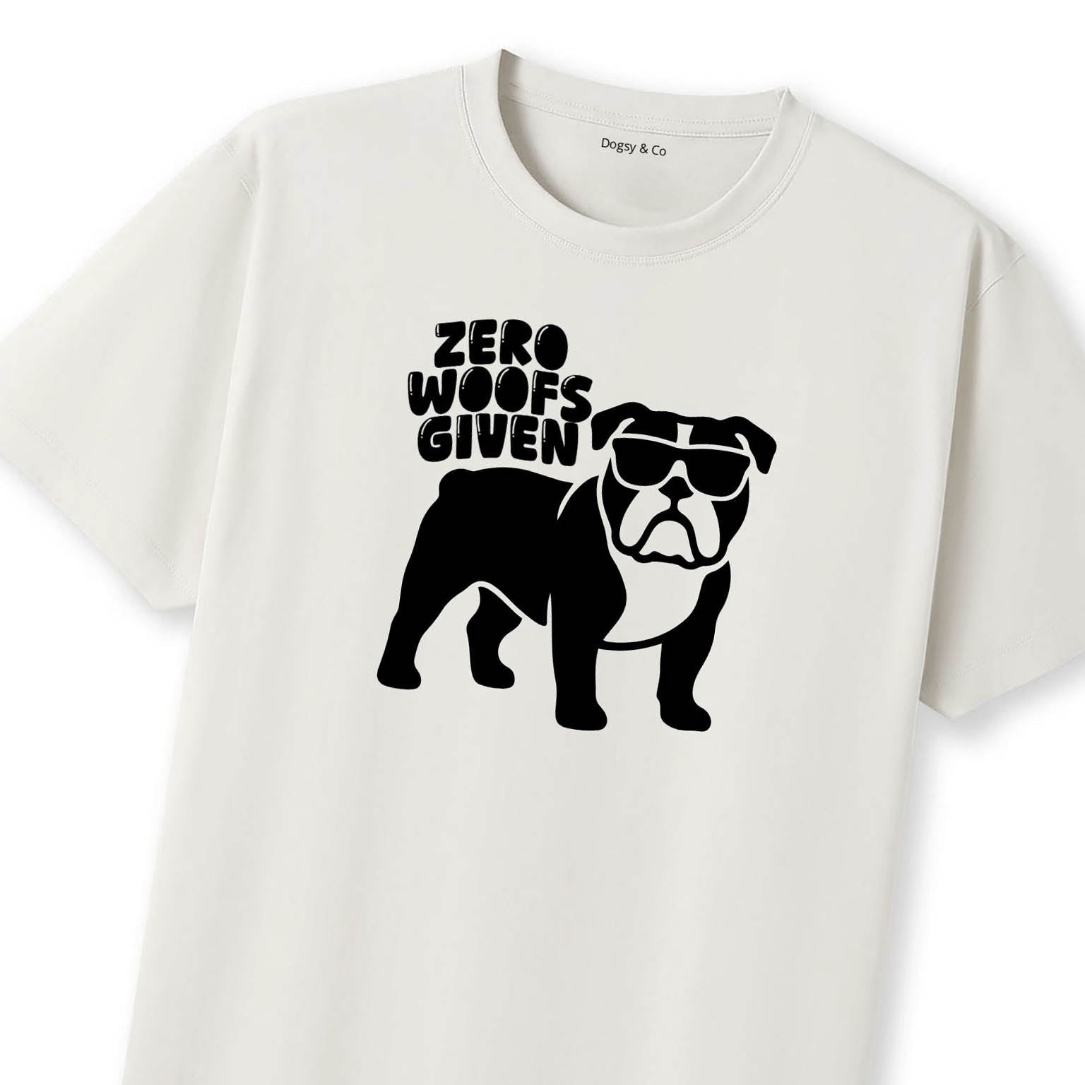 Zero. Woofs. Given. T-Shirt - image 9
